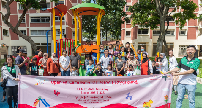 Opening Ceremony of Blk 295 & Blk 335 Playground
